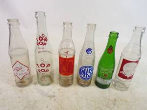 lot 114 image: Group of Rare Soda Bottles Mostly MN
