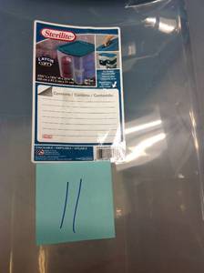 lot 11 image: Sterilite 26 Gal. Latch and Carry Storage Tote not used