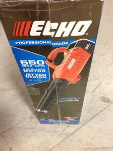 lot 23 image: 145 MPH 550 CFM Variable-Speed Turbo 58-Volt Brushless Lithium-Ion Cordless Blower 2.0 Ah Battery and Charger Included in good condition