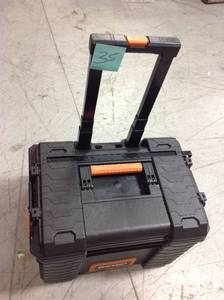 lot 35 image: RIDGID 22 in. Pro Gear Cart Tool Box in Black
