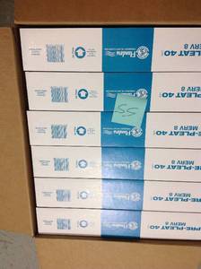 lot 55 image: landers PrecisionAire 20 in. x 25 in. x 4 in. Prepleat 40 Air Filter (Case of 6) not used