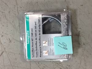 lot 66 image: Hansgrohe 28276003 Axor Starck 63 Techniflex Hose - Chrome not used