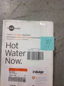 lot 71 image: InSinkErator Indulge HotCold Water Dispenser F-HC1100  in good condition