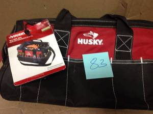 lot 83 image: 12 in. Tool Bag in good condition