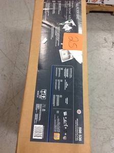 lot 25 image: Glacier Bay All-in-One Drop-In Stainless Steel 25 in. 4-Hole Single Bowl Kitchen Sink in good condition