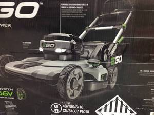 lot 79 image: EGO 21 in. 56-Volt Lithium-ion Cordless Battery Walk Behind Push Mower 5.0 Ah BatteryCharger Included  in good condition