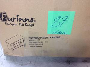lot 87 image: Econ Espresso Entertainment Center by Furinno not used