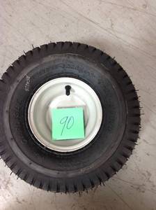 lot 90 image: Arnold 15 in. Universal Front-Rider Wheel for Lawn Tractors in good condition