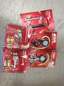 lot 100 image: HUSKY MIX TOOLS INFLATION GUN & AIR TOOL ACCS