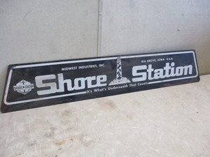 Shore Station Sign