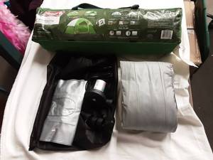 lot 28 image: Coleman 2-Person Tent, Mattress & Pump