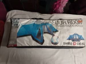 lot 30 image: Swiss Gear 4-Room 10 Person Tent