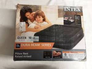 lot 31 image: Intex Queen Raised Air Bed