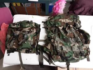 lot 41 image: 2 Piece Large Field Pack With Internal Frame