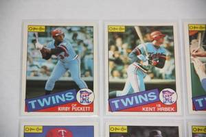 1985 O Pee Chee Minnesota Twins Team Set  Kirby Puckett RC