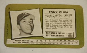 1971 Topps Supers #11 Tony Oliva