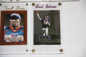 Lot of Custom Screwdown Holders with Cards  5 Cards