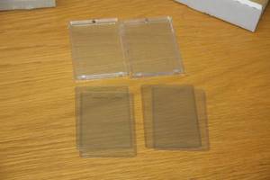 Used Sports Card Supplies  Screwdowns and Top Loaders Lot