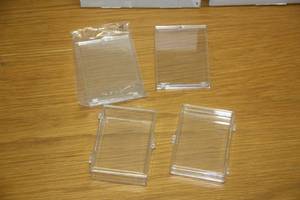 Used Sports Card Supplies  Screwdowns and Snap Cases Lot