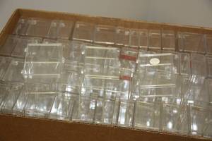 Used Sports Card Supplies  Multi Card Snap Cases Lot