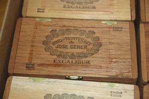 Wooden Cigar Box Lot  29 Boxes