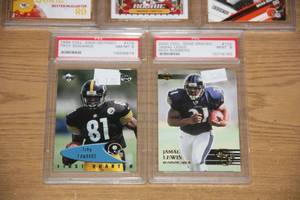Graded Football Card Lot  5 Cards