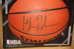 Glenn Robinson Basketball Auto FOD COA