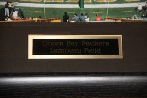 Green Bay Packers Lambeau Field Framed Poster