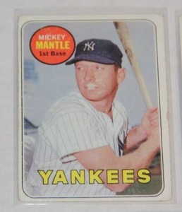 Vintage Mickey Mantle Baseball Card Lot  3 Cards