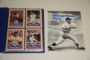 1991 Line Drive Mickey Mantle Complete Set with Binder