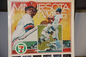 1985 Minnesota Twins 7-11 Poster w Complete Set