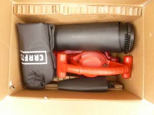 lot 5 image: Craftsman 110 volt Leaf Blower. Works but wont shut off. As Shown. SEE TERMS