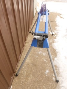 lot 7 image: Kobalt miter saw stand. As Shown. SEE TERMS