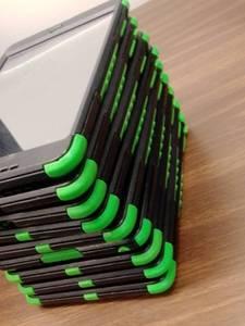 lot 1192 image: iPad Model A1432 Generation II (9) Green Covers