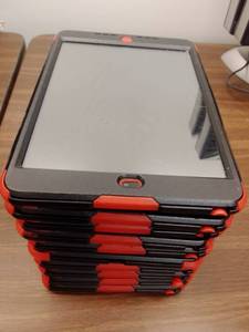 lot 1196 image: iPad Model A1432 Generation II (10) Red Covers
