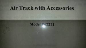 lot 1104 image: Air track model P62211 (1) by Pacific Science Supplies Inc. Accessories and manual.
