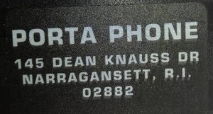 lot 1418 image: Port a phone - headset for coaches  headphones, handheld units  see pictures for details.