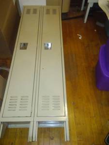 lot 1321 image: Lockers (2) Locks removed. Good condition.