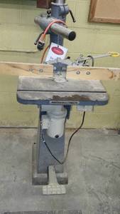 lot 802 image: Rockwell Delta Over Arm Router Model 43-502.&nbspmore.