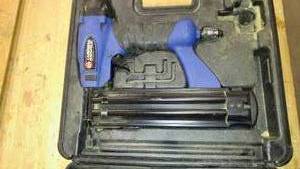 lot 814 image: Campbell Hausfeld Pneumatic Nailer with case. 18 ga.