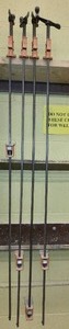 lot 1256 image: Jorgensen Large Bar Clamps (4) 48in.