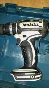 lot 1258 image: Makita Concrete Steel Drill  BHP452, case, battery, charger.