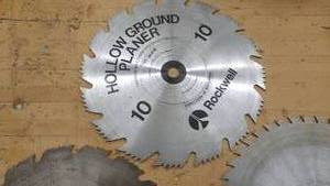 lot 1277 image: 9-10 Inch Saw Blades (19) Previously Used.