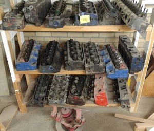 lot 1210 image: 17 Automotive Heads Some rebuilt, some not. Clean, variety of models and years.