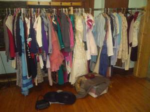 lot 1340 image: Theater Costumes, clothing, 12 ft. of Rod.