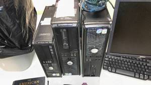 lot 965 image: Dell computer setup OptiPlex 745, OptiPlex 760, and more.