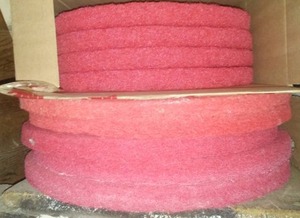 lot 861 image: Variety of floor scrubber discs. All NEW.