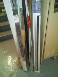 lot 865 image: Door sweeps, wiremold and more.