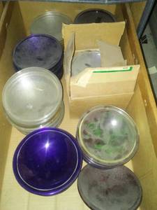 lot 868 image: Foot light lenses 5.5in colors and quantity, great.