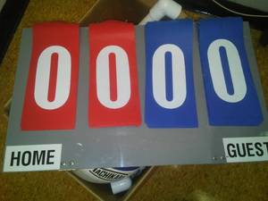 lot 1544 image: Tabletop Volleyball Scoring and more.